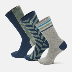 3er-Pack ausgefallene Crew-Socken