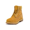 6-Inch Premium Waterproof Boot „Weizen Nubuck mit goldenem Logo“