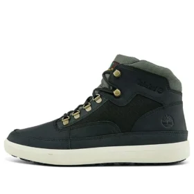 Ashwood Park Mid Wanderstiefel aus Leder und Stoff „Schwarz“