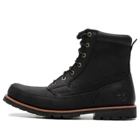 Attleboro 6-Inch Boot „Schwarzes Vollnarbenleder“