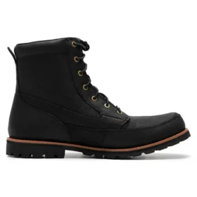 Attleboro 6-Inch Boot „Schwarzes Vollnarbenleder“