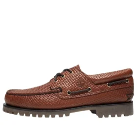 Authentic 3-Eye Lug Handsewn Boat „Braun“