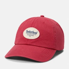 Baseballkappe mit gewebtem Aufnäher