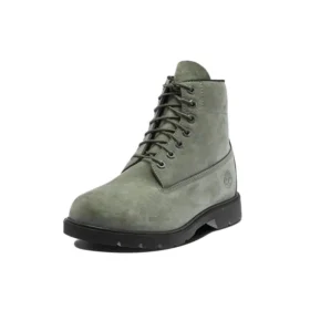 Basic 6-Inch Boot mit breiter Passform ohne Kontrast „Olivgrün“