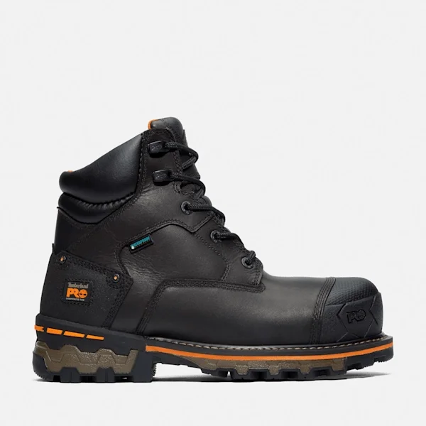Boondock 6-Inch-Arbeitsstiefel für Herren mit Zehenschutzkappe – Schwarz Boondock 6-Inch-Arbeitsstiefel für Herren mit Zehenschutzkappe – Schwarz