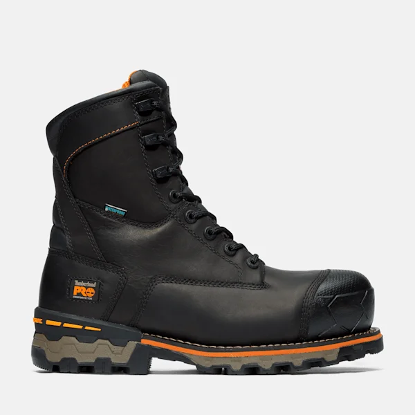 Boondock 8 Herren-Arbeitsstiefel mit Zehenschutzkappe aus Verbundmaterial, wasserdicht Boondock 8 Herren-Arbeitsstiefel mit Zehenschutzkappe aus Verbundmaterial, wasserdicht