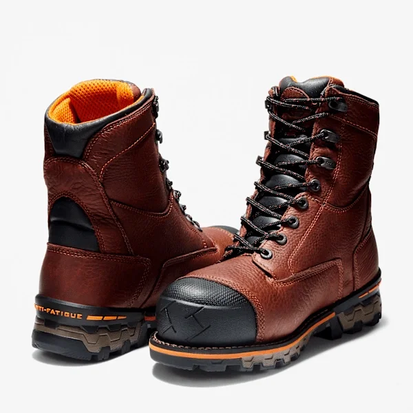 Boondock 8 Herren-Arbeitsstiefel mit Zehenschutzkappe aus Verbundmaterial, wasserdicht Boondock 8 Herren-Arbeitsstiefel mit Zehenschutzkappe aus Verbundmaterial, wasserdicht