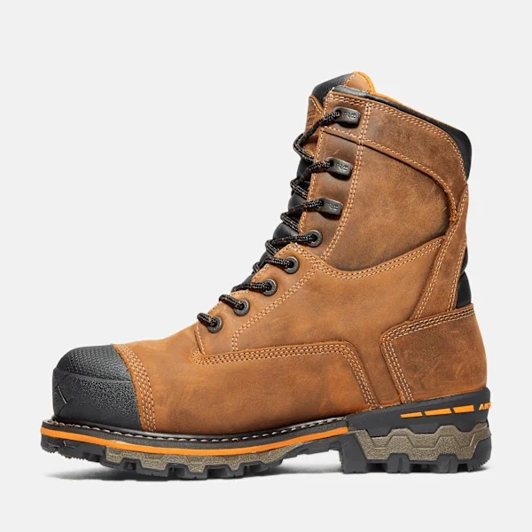 Boondock 8 Herren-Arbeitsstiefel mit Zehenschutzkappe aus Verbundmaterial, wasserdicht Boondock 8 Herren-Arbeitsstiefel mit Zehenschutzkappe aus Verbundmaterial, wasserdicht
