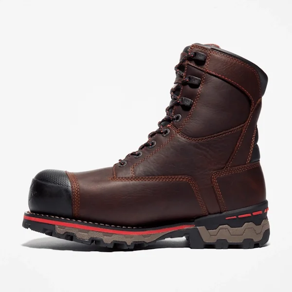 Boondock 8 Herren-Arbeitsstiefel mit Zehenschutzkappe aus Verbundmaterial, wasserdicht Boondock 8 Herren-Arbeitsstiefel mit Zehenschutzkappe aus Verbundmaterial, wasserdicht