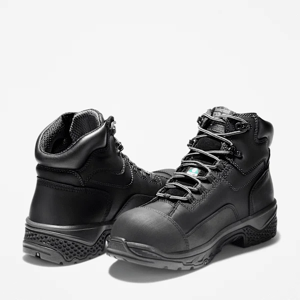 Bosshog 6 Herren-Arbeitsstiefel mit Zehenschutzkappe aus Verbundmaterial, wasserdicht Bosshog 6 Herren-Arbeitsstiefel mit Zehenschutzkappe aus Verbundmaterial, wasserdicht
