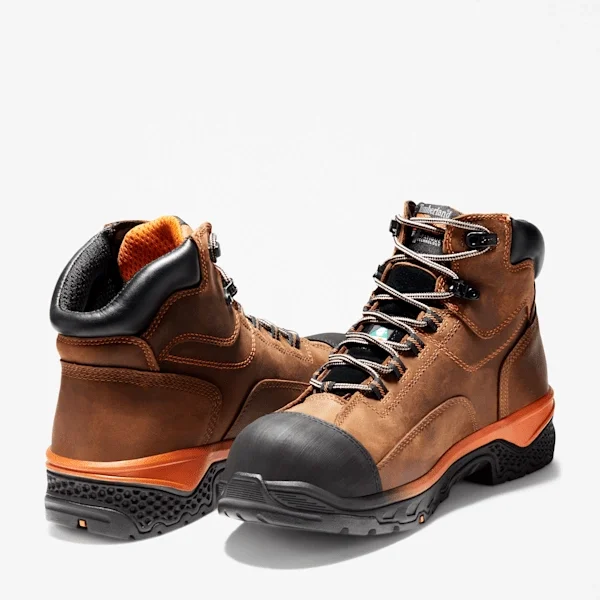 Bosshog 6 Herren-Arbeitsstiefel mit Zehenschutzkappe aus Verbundmaterial, wasserdicht Bosshog 6 Herren-Arbeitsstiefel mit Zehenschutzkappe aus Verbundmaterial, wasserdicht