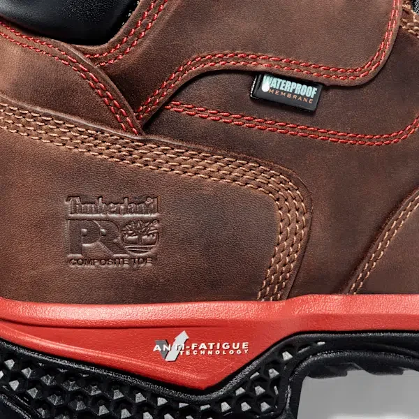 Bosshog 6 Herren-Arbeitsstiefel mit Zehenschutzkappe aus Verbundmaterial, wasserdicht Bosshog 6 Herren-Arbeitsstiefel mit Zehenschutzkappe aus Verbundmaterial, wasserdicht