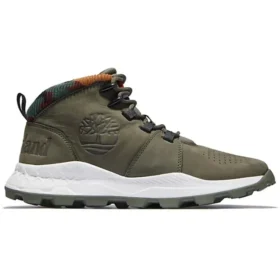 Brooklyn Euro Sprint Stiefel „Olivgrün und Camouflage-Kragen“
