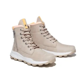 Brooklyn Side Zip Stiefel „Beige“