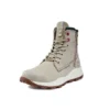 Brooklyn Side Zip Stiefel „Beige Nubuck“