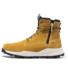 Brooklyn Side Zip Stiefel „Weizen Nubuck with Camo“