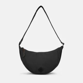 Damen-Umhängetasche aus Canvas und Leder
