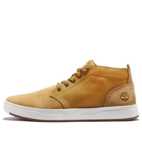 Davis Square Chukka Stiefel aus Leder und Stoff „Weizen“