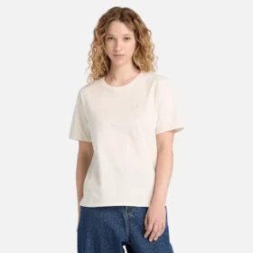 Dunstan Kurzarm-T-Shirt für Damen – Vintage White