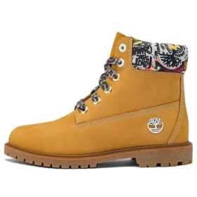 Hergestellt aus Liberty-Stoffen 6-Inch Boot „Yellow“
