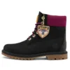 Heritage 6-Inch Boot „Schwarzes Nubukleder mit Rosa“