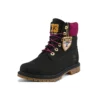 Heritage 6-Inch Boot „Schwarzes Nubukleder mit Rosa“