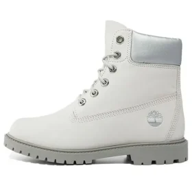 Heritage 6-Inch Boot „Weißes Nubuk und Silber“