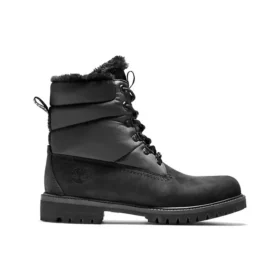 Heritage 6-Inch Premium Puffer Wasserdichte Stiefel „Schwarz mit schwarzem Fell“ Heritage 6-Inch Premium Puffer Wasserdichte Stiefel „Schwarz mit schwarzem Fell“