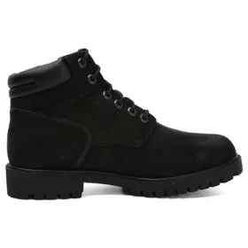 Heritage Casual Walking Stiefel mit breiter Passform „Schwarzes Nubuk“ Heritage Casual Walking Stiefel mit breiter Passform „Schwarzes Nubuk“