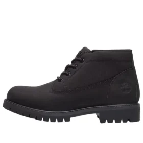 Heritage Mid Chukka Stiefel „Schwarz Nubuck“