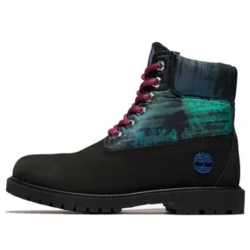 Heritage NL Sky 6-Inch Boot „Schwarzes Nubukleder mit Print“