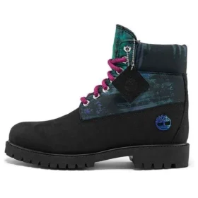 Heritage NL Sky 6-Inch Boot „Schwarzes Nubukleder mit Print“