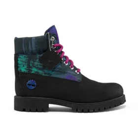 Heritage NL Sky 6-Inch Boot „Schwarzes Nubukleder mit Print“