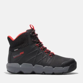 Herren-Arbeitsstiefel Morphix 6-Inch Boot mit Zehenschutzkappe aus Verbundmaterial – Schwarz/Rot Herren-Arbeitsstiefel Morphix 6-Inch Boot mit Zehenschutzkappe aus Verbundmaterial – Schwarz/Rot