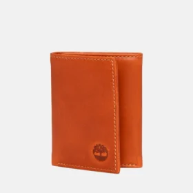 Herren-Brieftasche aus gewachstem Pull-up-Leder in Dreifach gefalteter Form