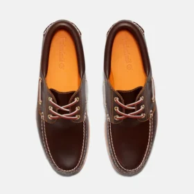 Herren Timberland® Authentic 3-Eye Lug handgenähter Bootsschuh