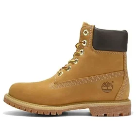 Icon Wasserdichter Nubukleder-Stiefel „Gelb“