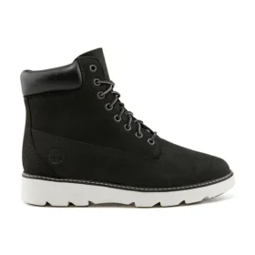 Keely Field 6-Inch Wanderstiefel mit breiter Passform „Schwarz Nubuck“