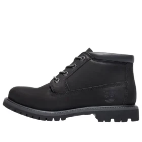Klassische wasserdichte Nellie Mid Chukka-Stiefel „Schwarz“