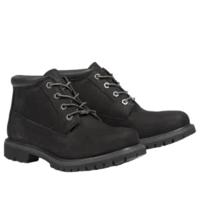 Klassische wasserdichte Nellie Mid Chukka-Stiefel „Schwarz“