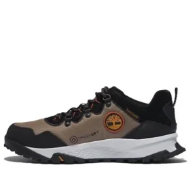 Lincoln Peak Wasserdichter Low-Hiker aus Leder und Stoff „Medium Grey Mesh“