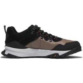 Lincoln Peak Wasserdichter Low-Hiker aus Leder und Stoff „Medium Grey Mesh“