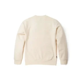 Logo-Sweatshirt mit Rundhalsausschnitt „Weiß“
