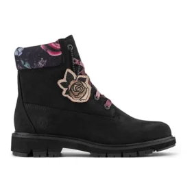 Lucia Way 6-Inch Boot „Schwarzes Nubukleder“