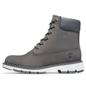 Lucia Way 6-Inch-Wasserdichte Stiefel „Medium Grey Nubuck“