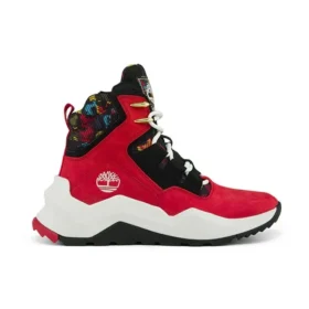 Madbury Sneaker-Stiefel mit seitlichem Reißverschluss „Red Nubuck“
