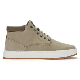 Maple Grove Leder-Chukka-Stiefel „Helltaupe Nubuk“
