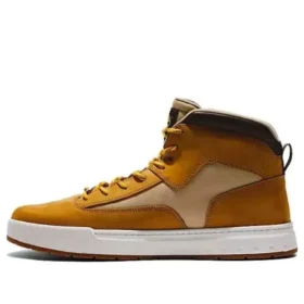 Maple Grove Stoff- und Leder-Chukka-Stiefel „Weizen“