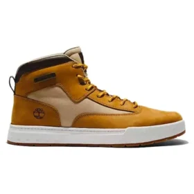 Maple Grove Stoff- und Leder-Chukka-Stiefel „Weizen“