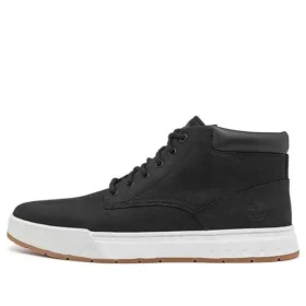Maple Grove Wide Fit Leder-Chukka-Stiefel „Schwarz“